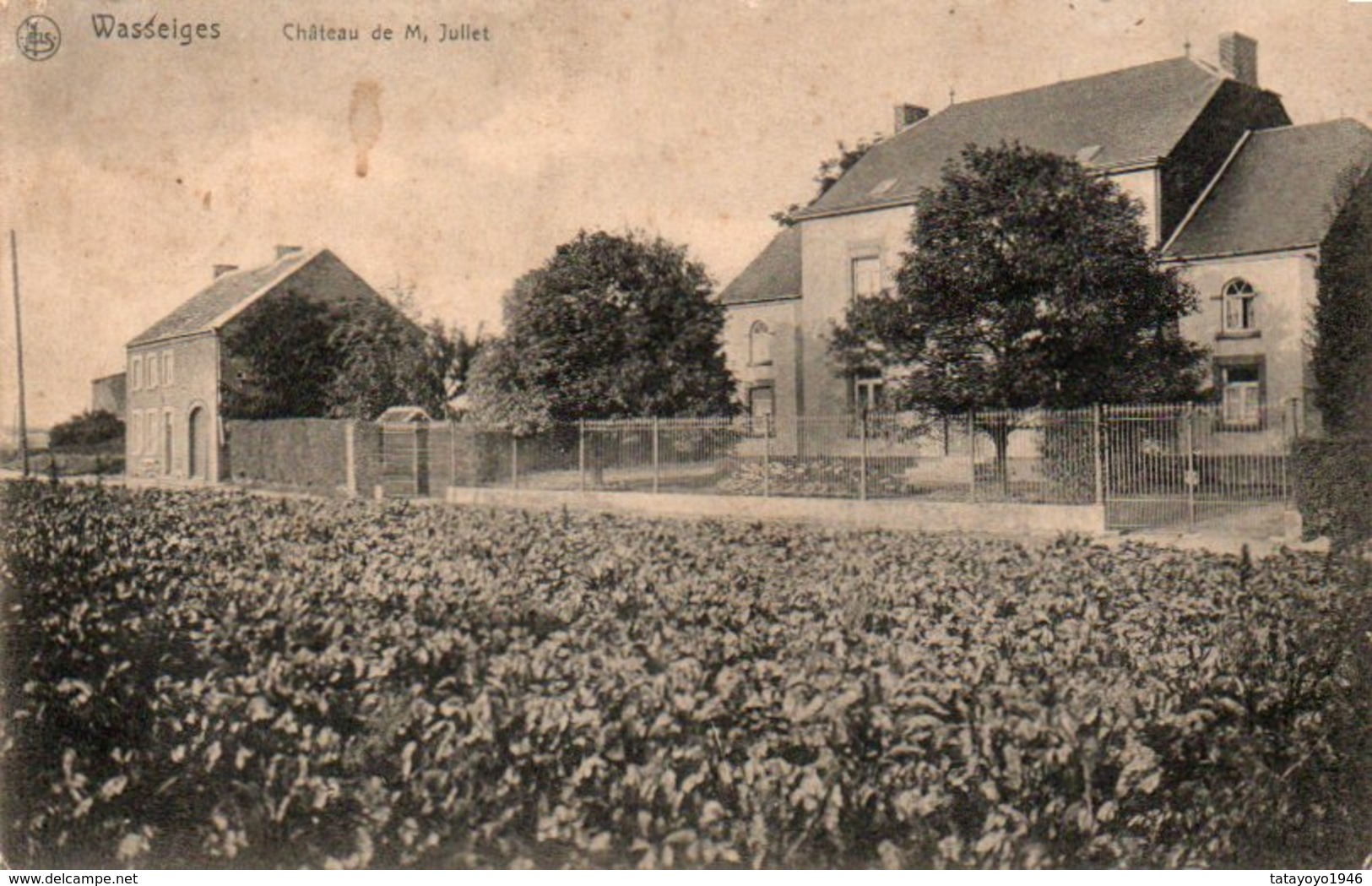 Wasseiges  Chateau De Mr.Jullet Pas En Bonne état Circulé En 19??? - Wasseiges