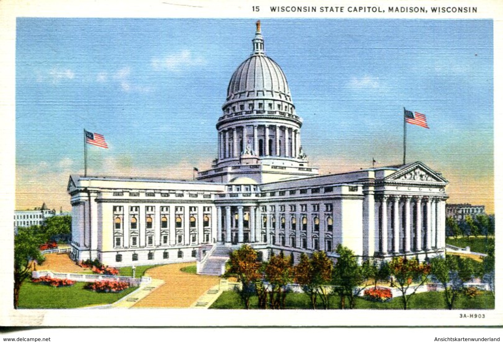 Wisconsin State Capitol, Madison  (007643) - Madison