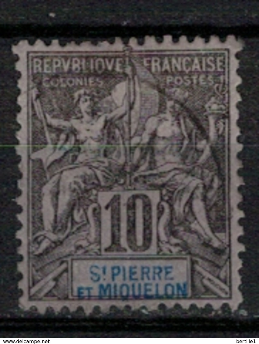 SAINT PIERRE ET MIQUELON       N°  YVERT   63 OBLITERE       ( Ob   5/58 ) - Used Stamps