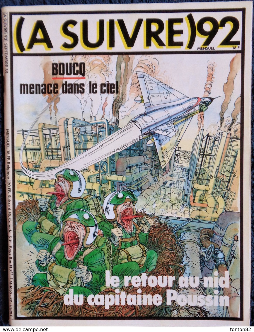 ( A SUIVRE ) - Mensuel N° 92 - (  Septembre 1985 ) . - Fortsetzungen