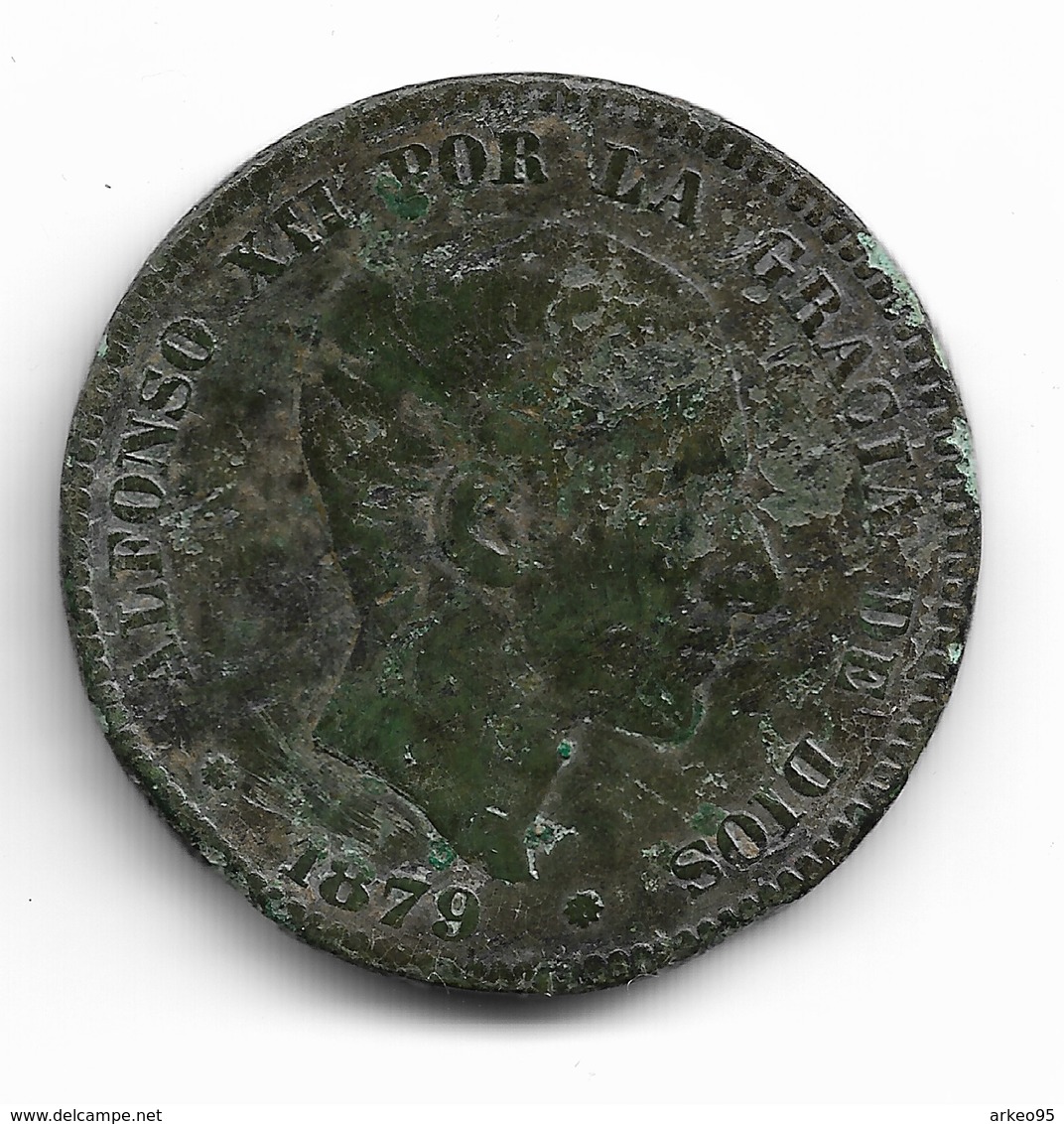 10 Centimes D'Alphonse XII 1879 - Premières Frappes