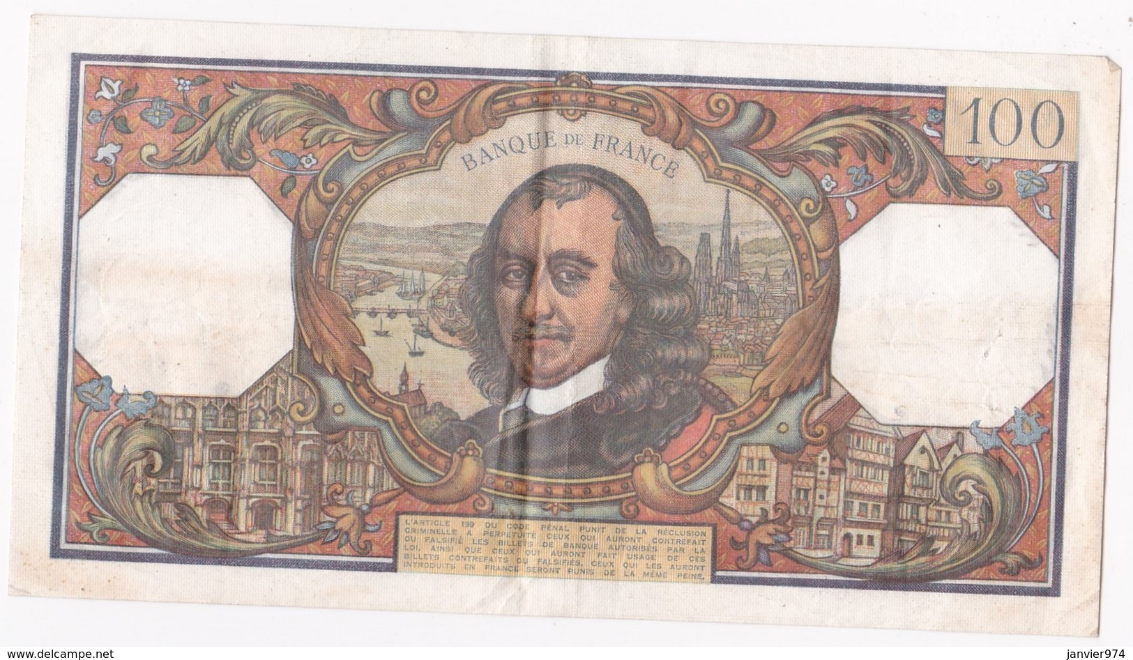 Billet 100 Francs Corneille Du 7 – 3 - 1968. Alph. E.305 N° 92563. - 100 F 1964-1979 ''Corneille''