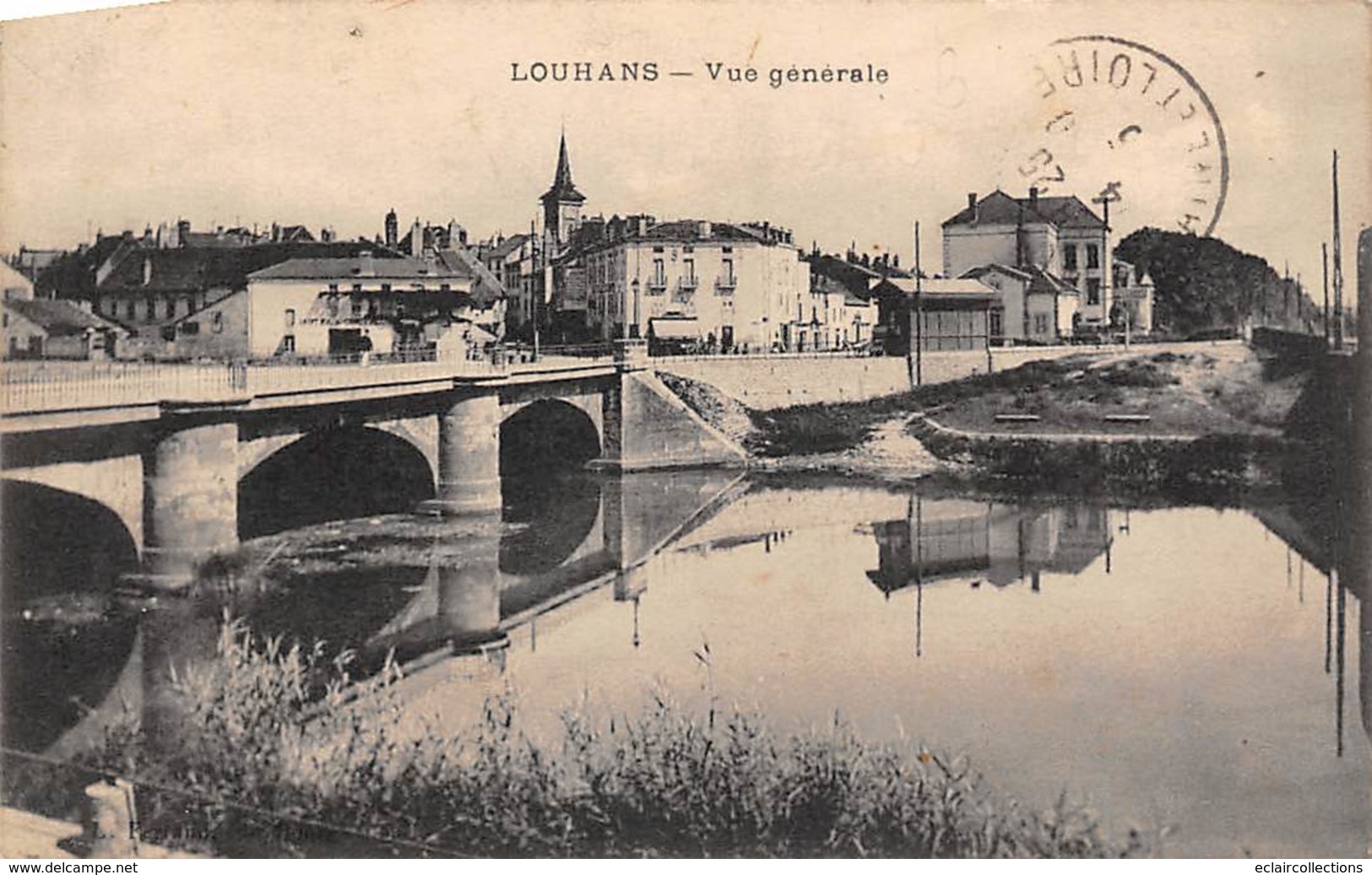 Louhans       71      Pont Et Vue Générale      (voir Scan) - Louhans