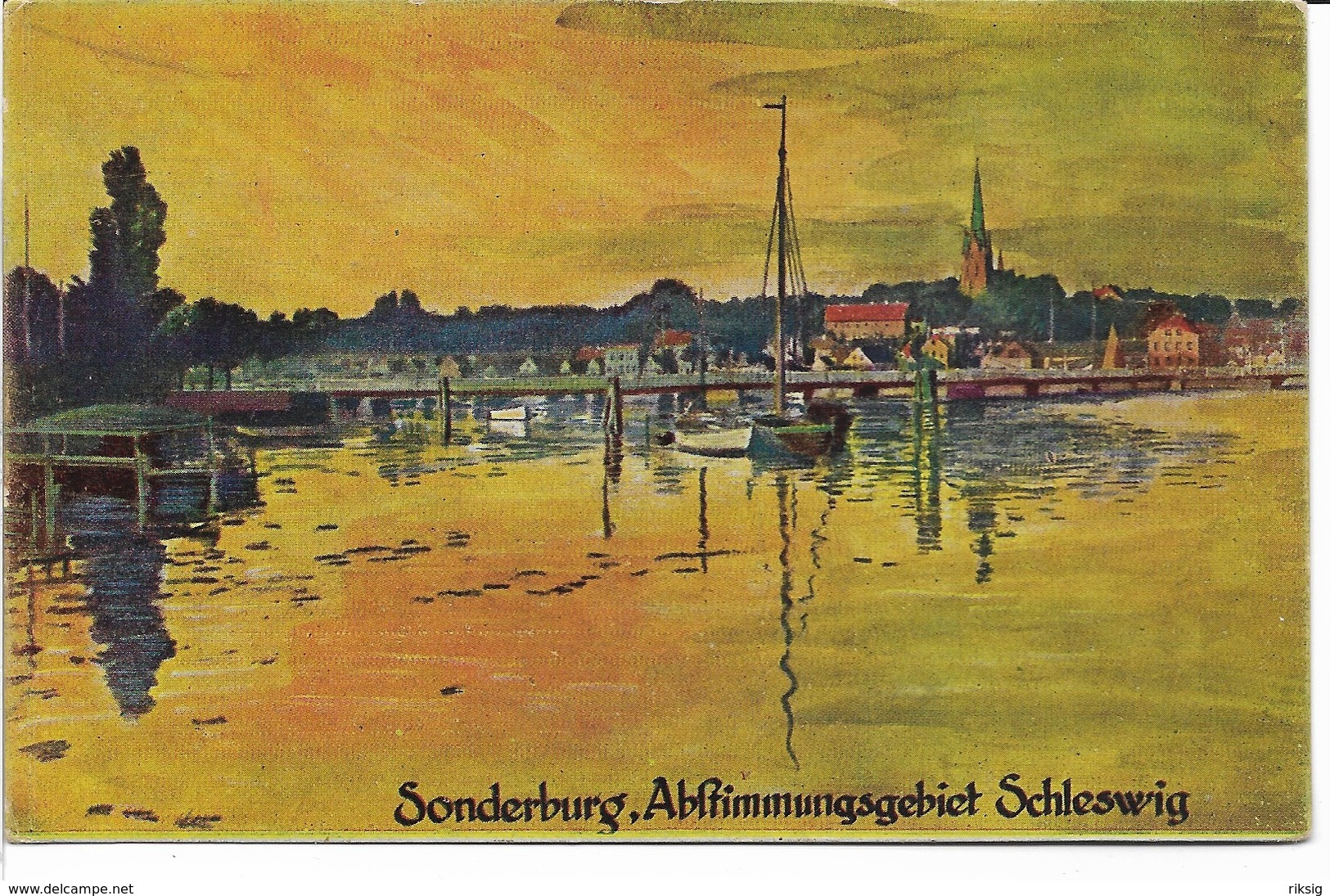 Sonderburg - Abstimmungsgebiet  Schleswig.  Germany.  S-3691 - Nordschleswig