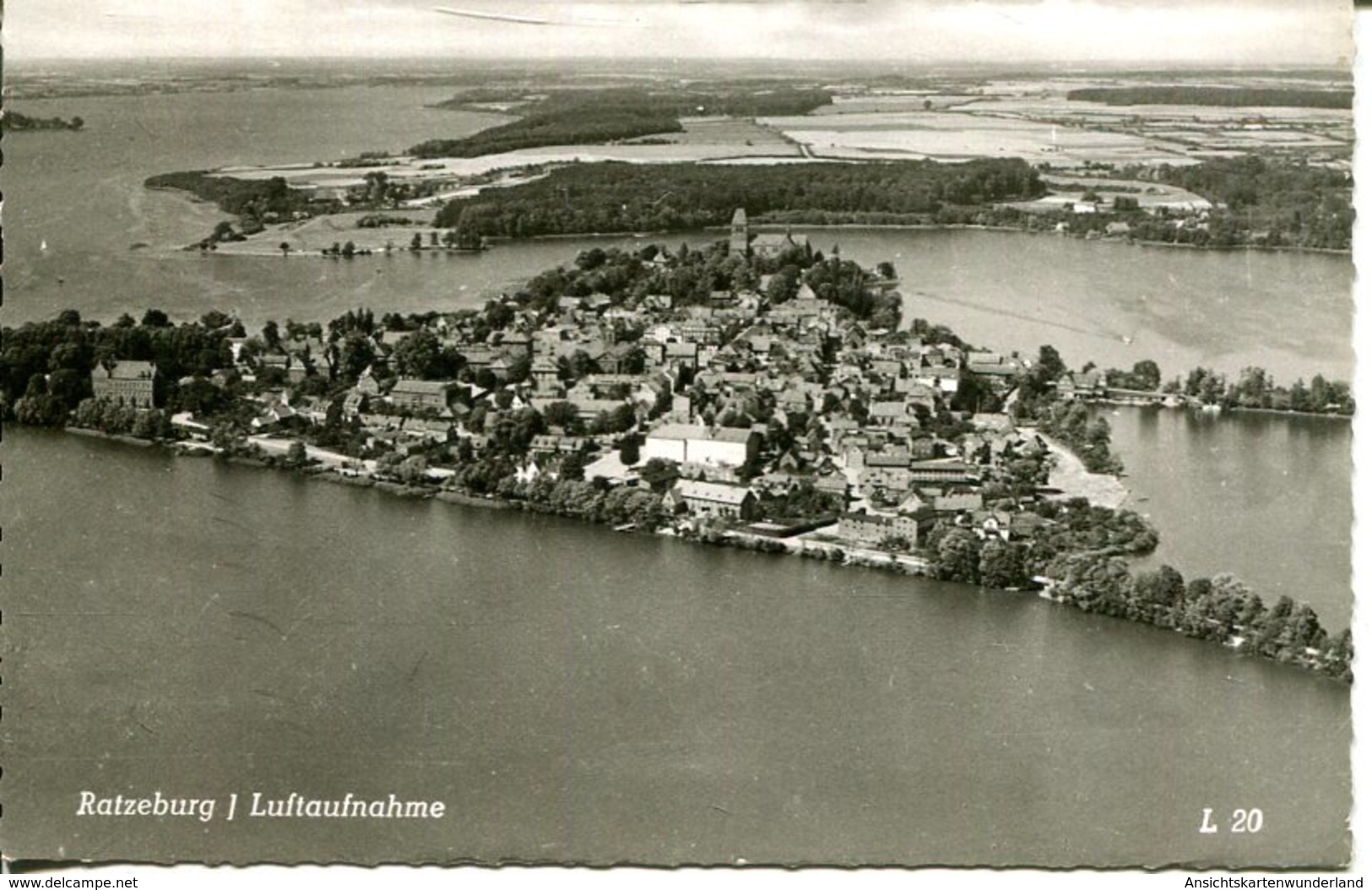 Ratzeburg Luftaufnahme  1962  (007730) - Ratzeburg