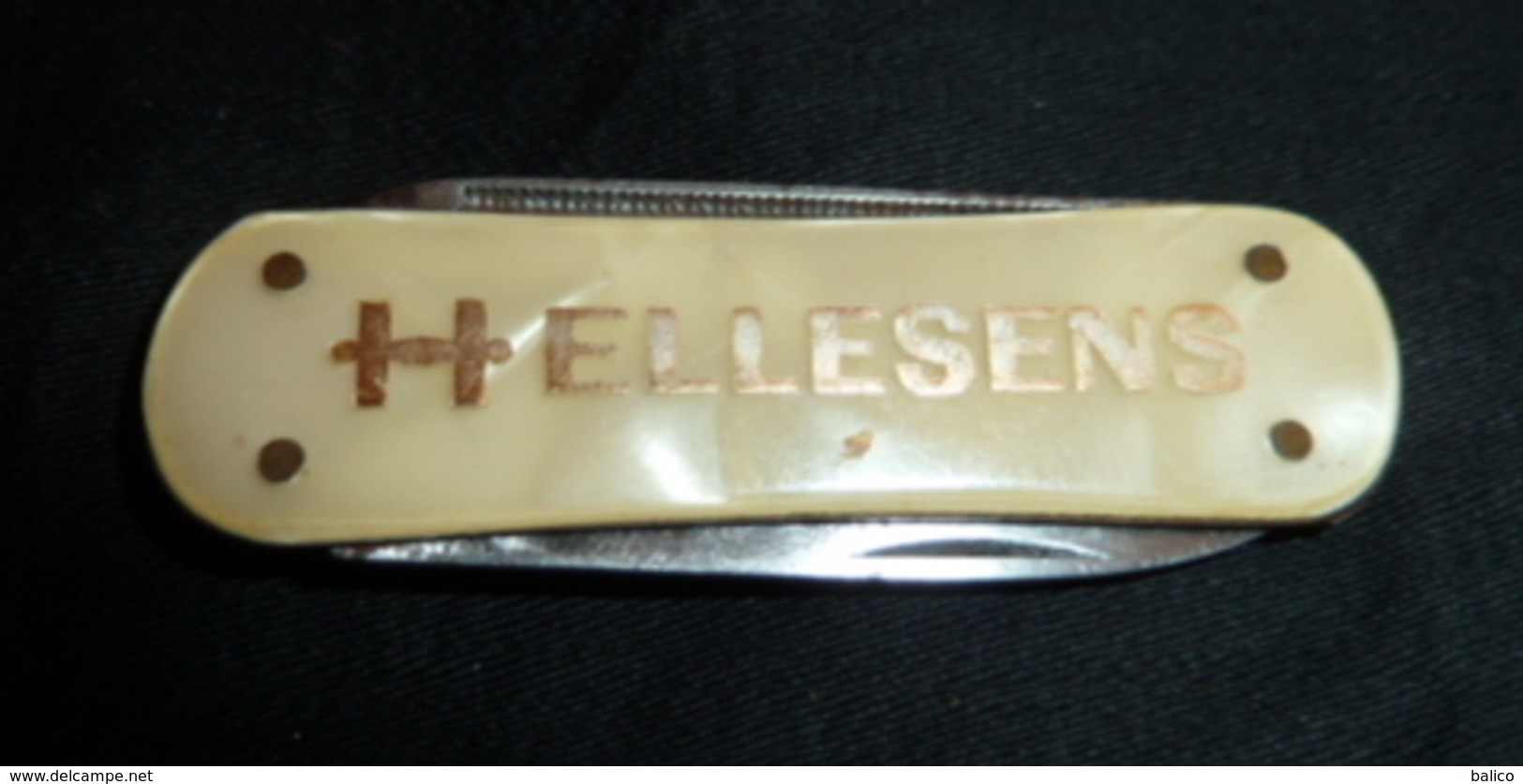 Couteau Publicité - " HELLESENS " Lame De Couteau Et Lame Pour Les Ongles - Messer