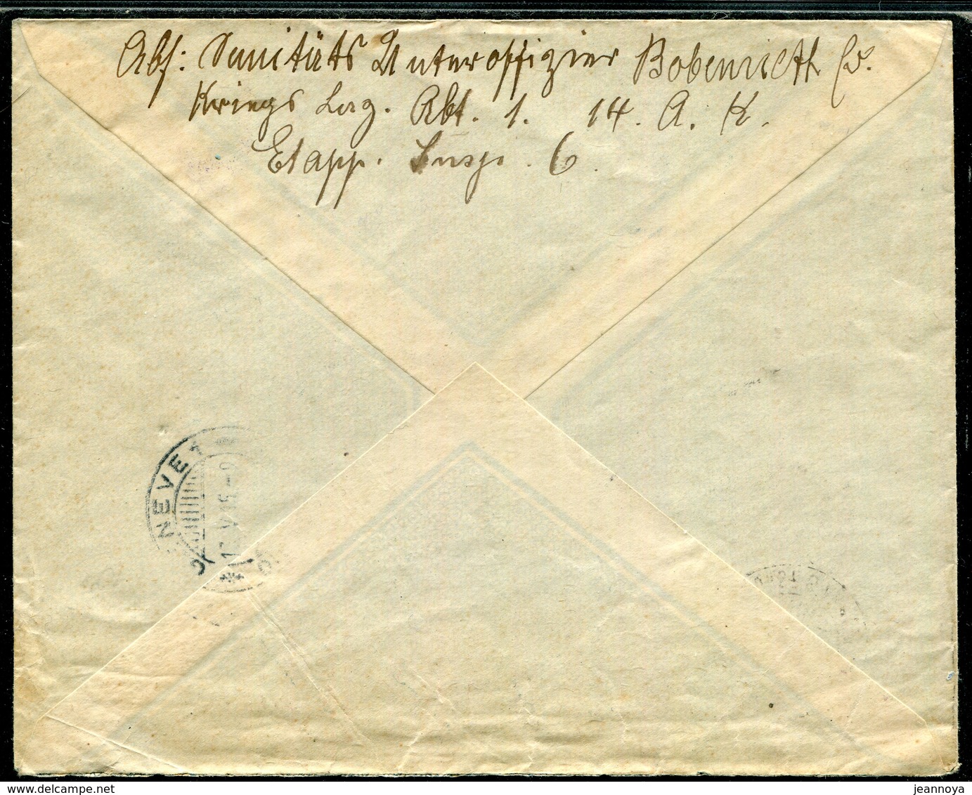 SUISSE - LETTRE OBL. " FELD-POSTANSTALT / 6 ARMÉE LE 6/5/1915 " & " KRIEGSLAZARETT-AB. TEILUNG 1. " - TB - Oblitérations