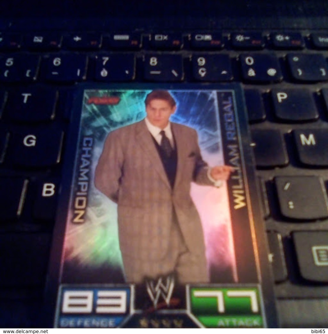 W RAW CHAMPION TOPPS SLAM ATTAX TRADING CARD GAME WILLIAM REGAL - Trading-Karten