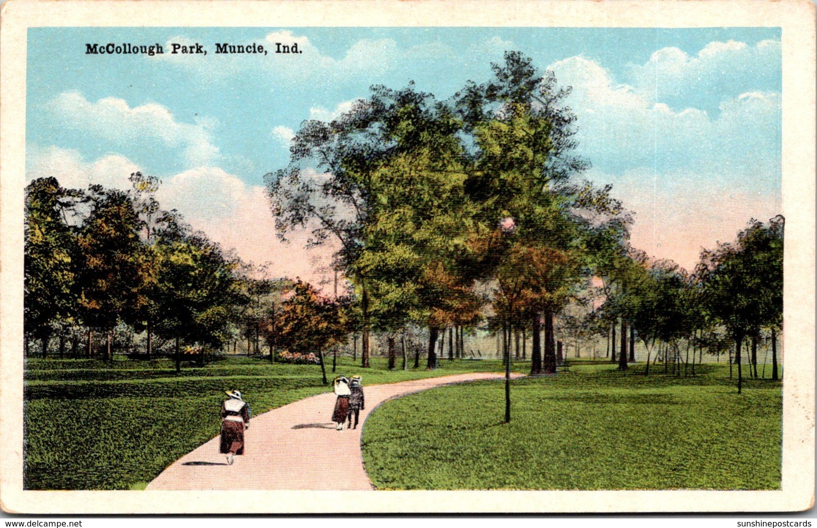 Indiana Muncie Scene In McCollough Park - Muncie