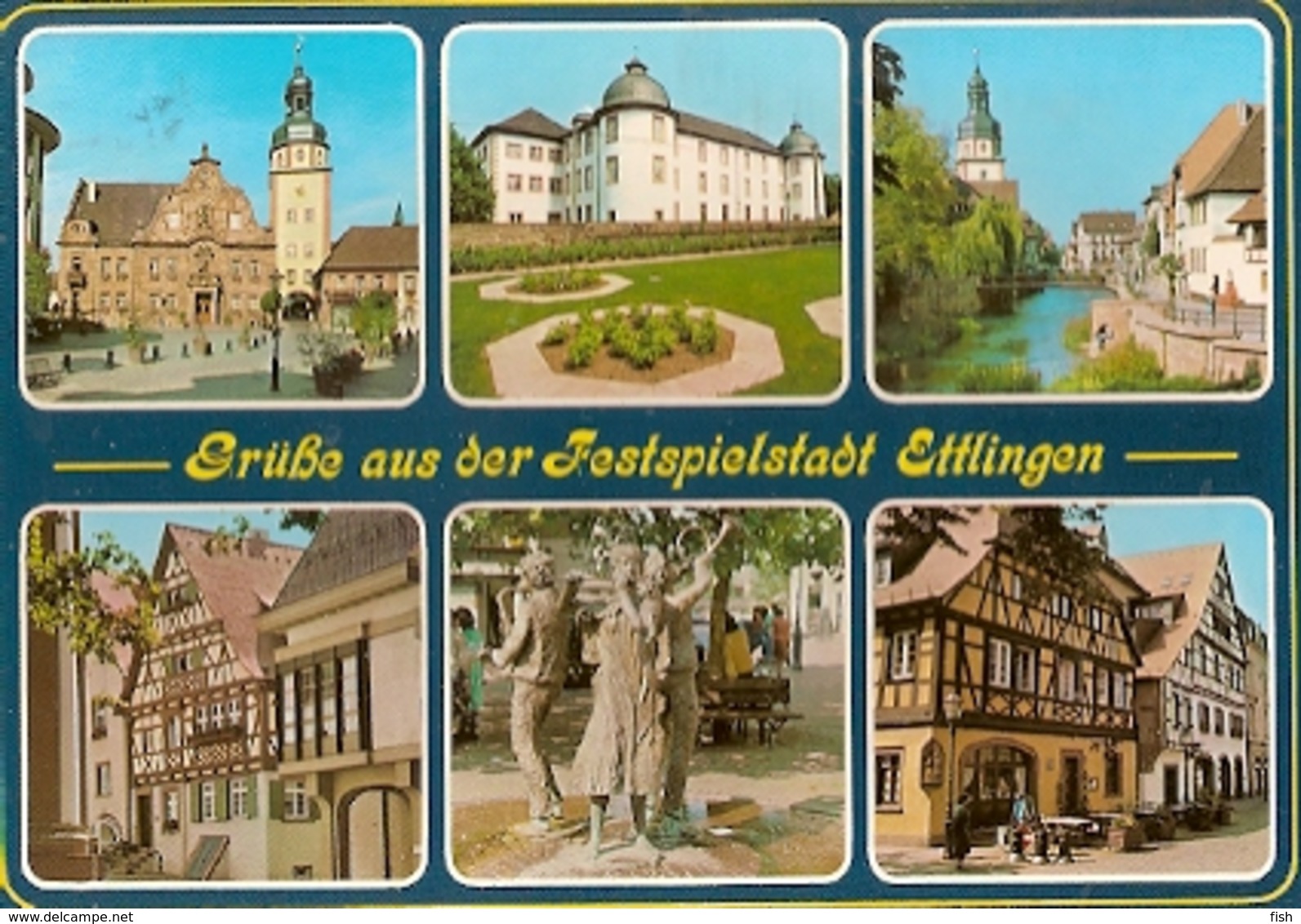 Germany & Circulated, Festspielstadt Aus Der Ettlingen, Marxzell To  Syke 1992 (7505) - Ettlingen