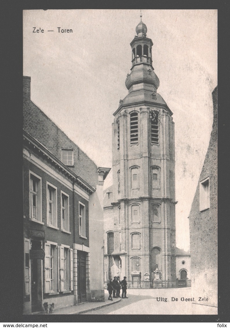 Zele - Toren - Uitg. De Geest, Zele - Geanimeerd - Zele