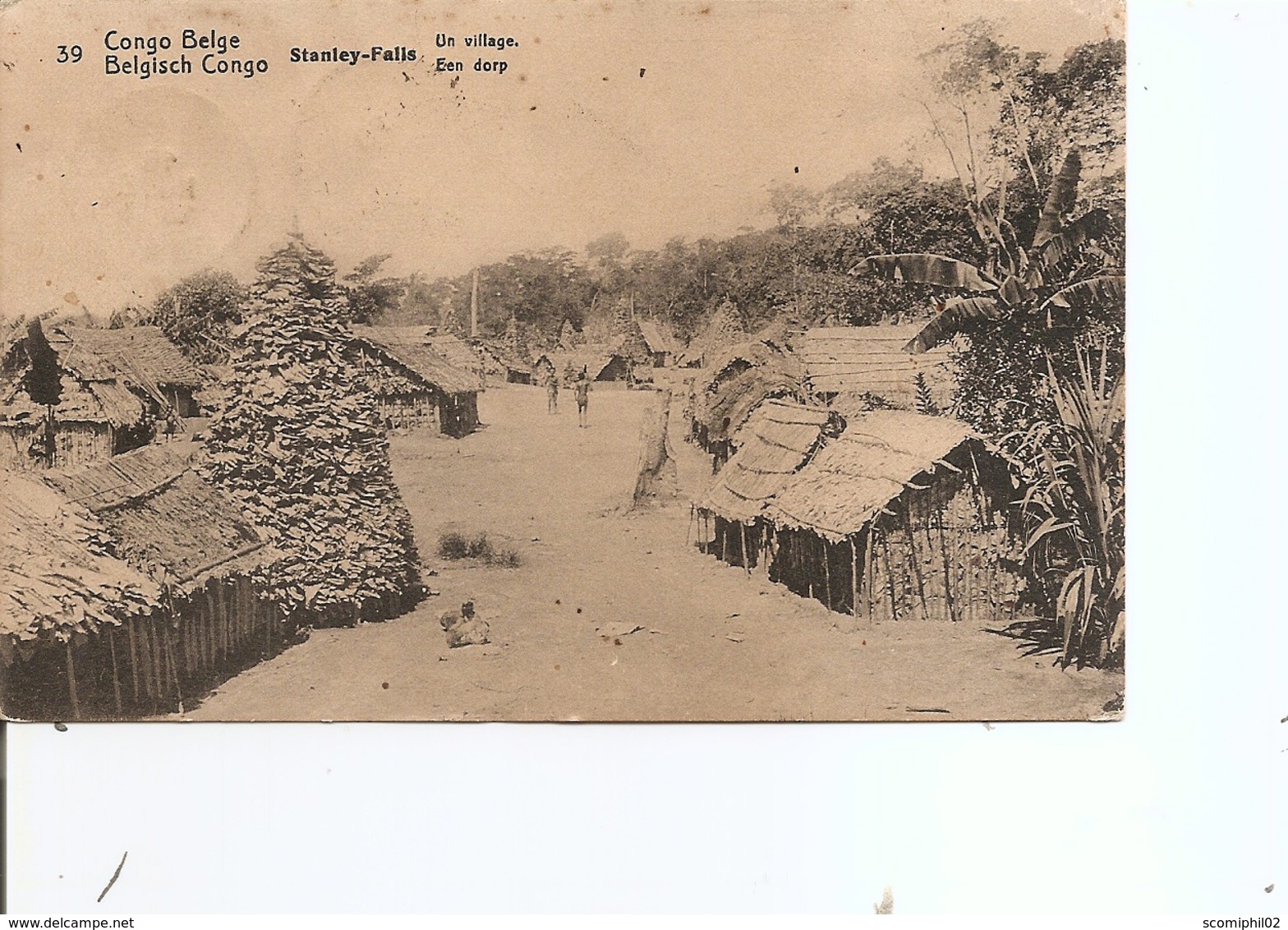 Congo Belge ( EP De 1918 De Dima Vers La Belgique à Voir) - Lettres & Documents