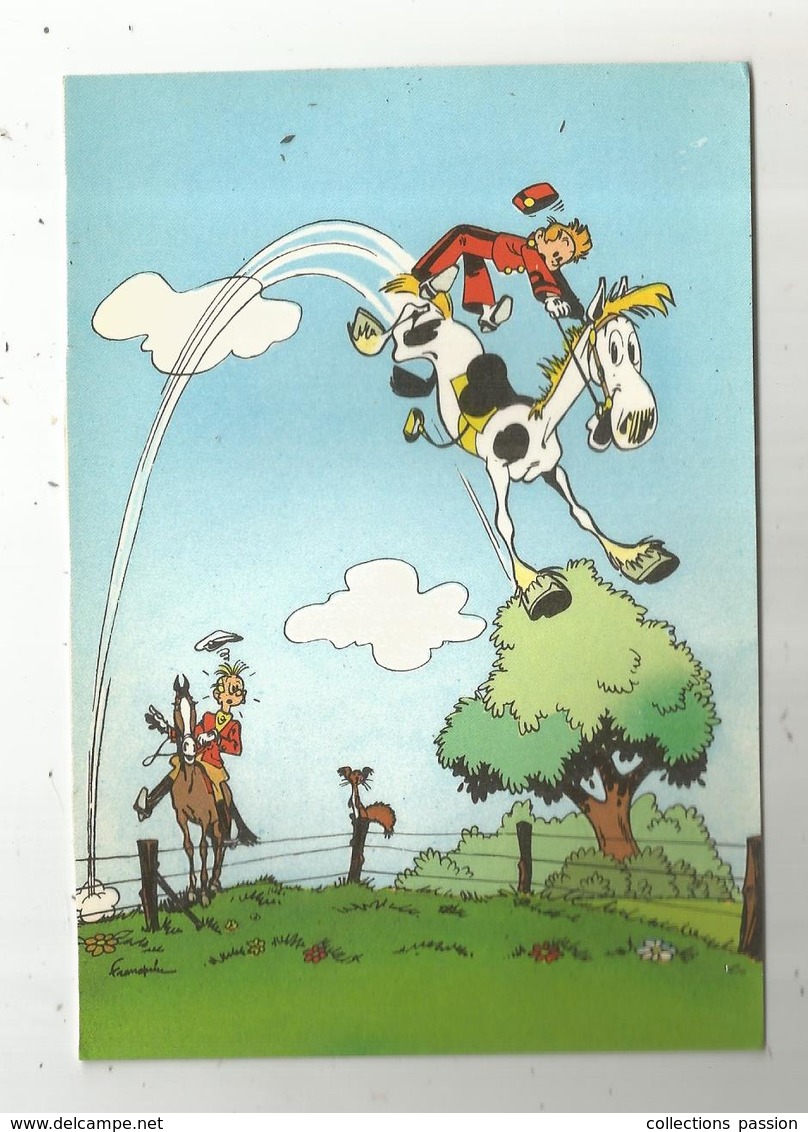 Cp ,bandes Dessinées , BD ,trésors Du Journal De SPIROU , Couverture Du 28 E Album Du Journal Par Franquin, Vierge - Bandes Dessinées