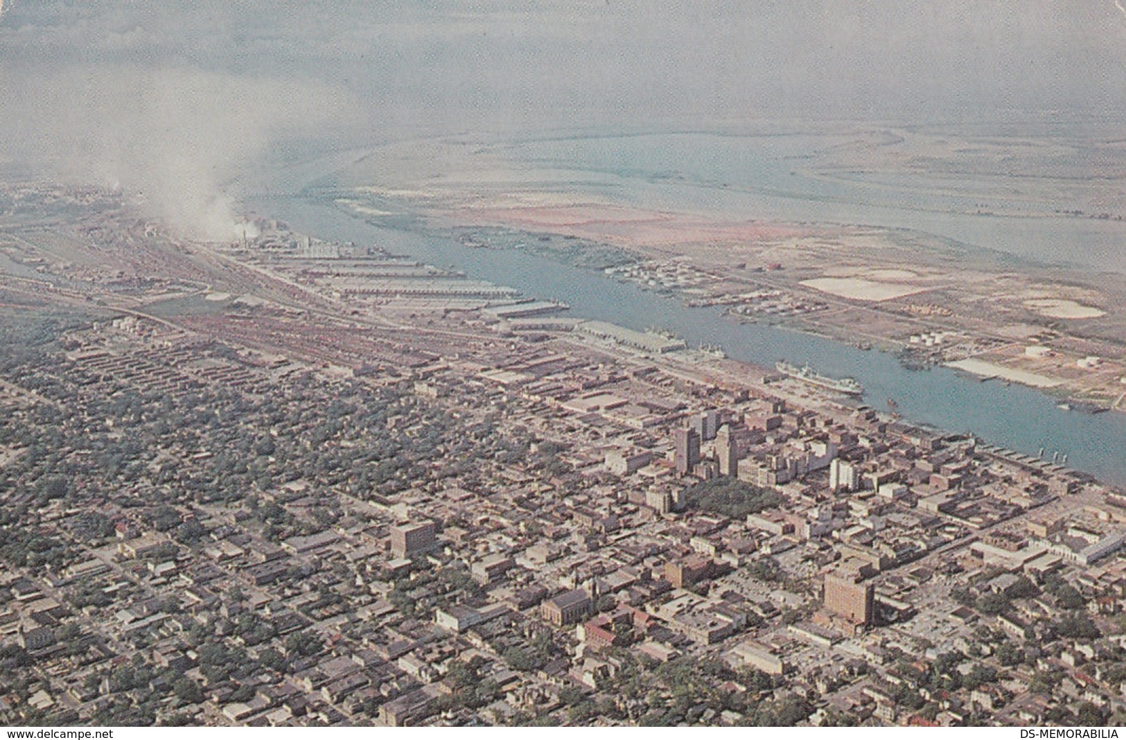 Mobile Alabama - Aerial View Postcard - Mobile