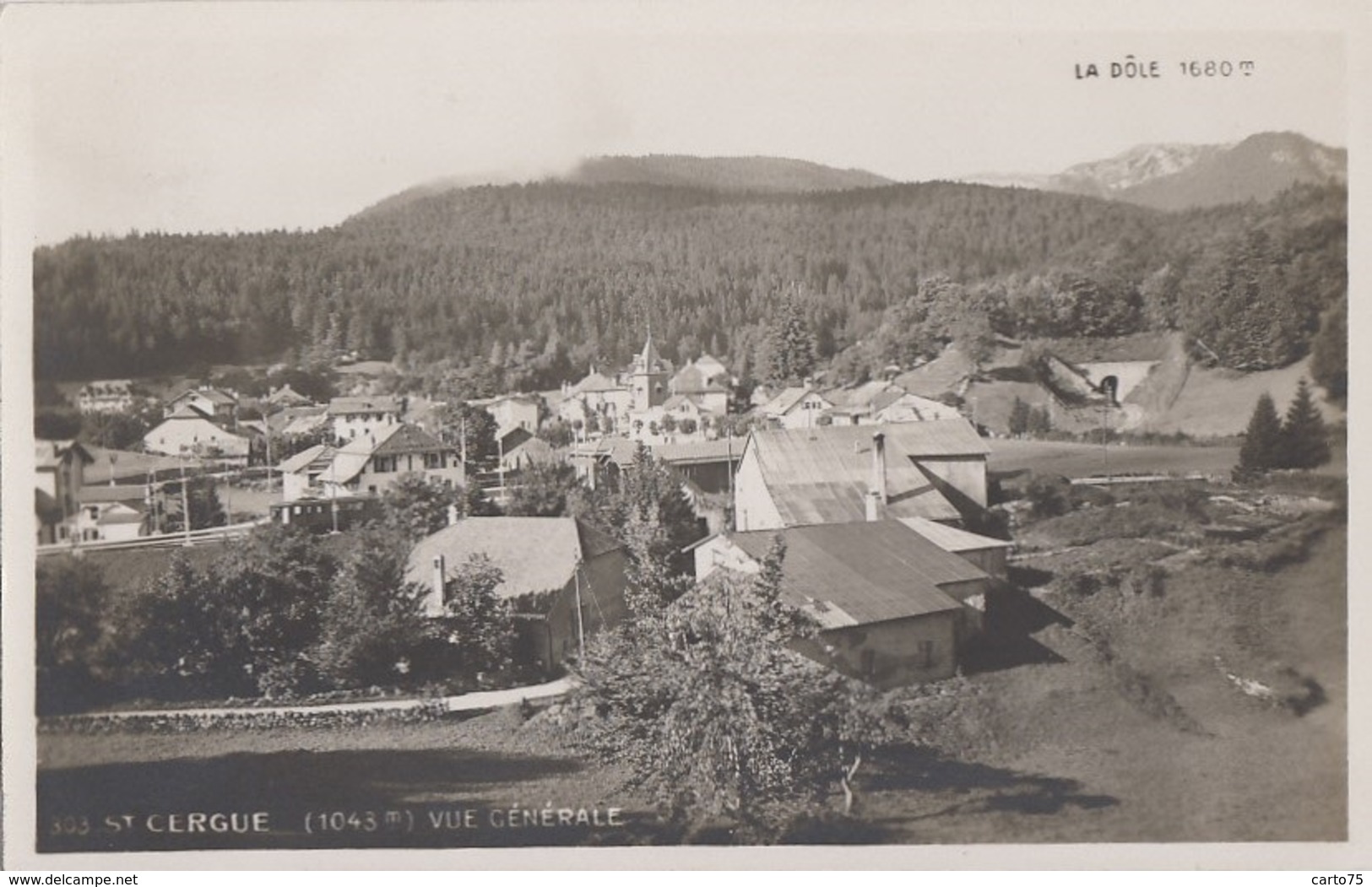 Suisse - Saint-Cergue - Vue Générale - Editeur Sartori N° 303 - Saint-Cergue