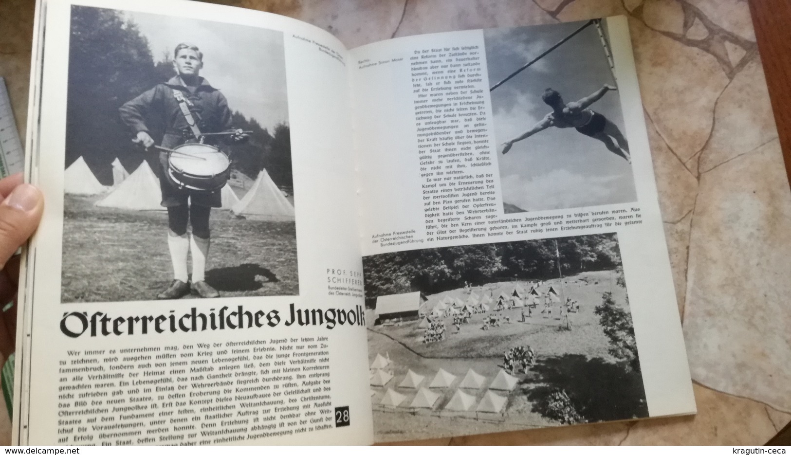 Die Pause Österreichische Monatshefte Jahrgang 3 Heft BOOK MAGAZINE NEWS AUSTRIA GERMANY BEFORE WWII DEUTSCHE OSTERREICH