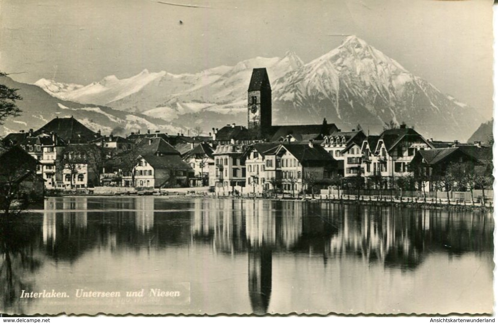 Interlaken - Unterseen Und Niesen  (007806) - Unterseen