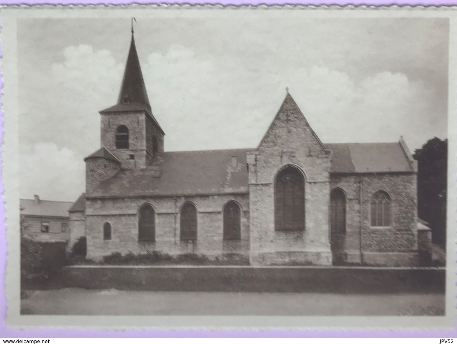 (2100) Montigny-le-Tilleul - Restauration De L'Eglise St. Martin - 1932-34 - Vue Générale Extérieure - Montigny-le-Tilleul