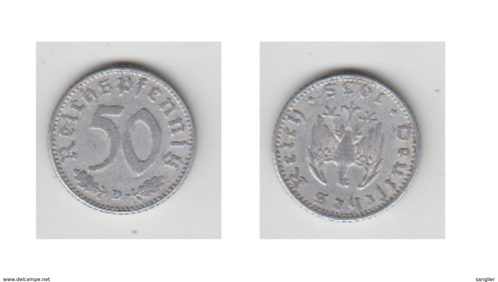 50 REICHSPFENNIG  1935 D - 50 Reichspfennig