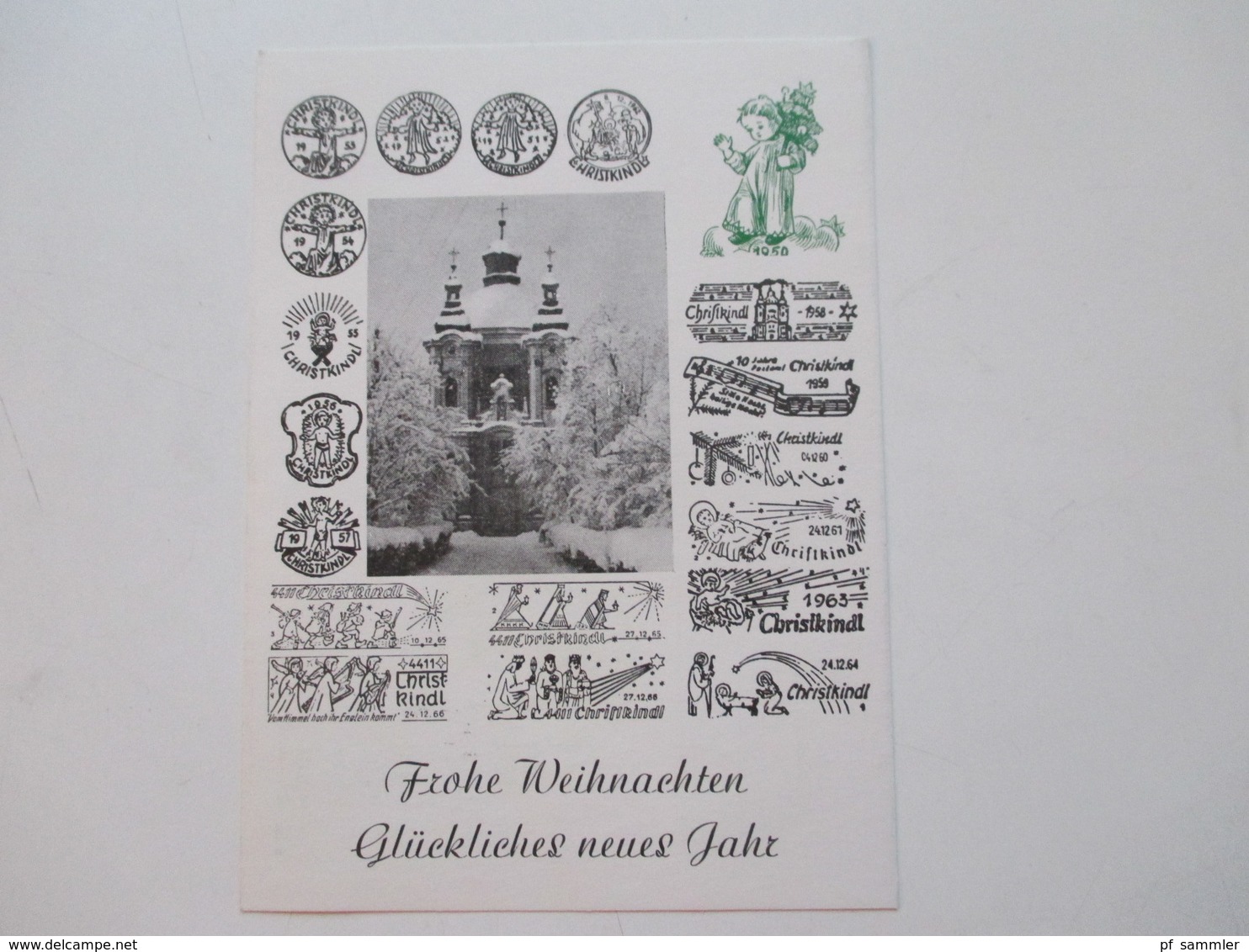 Belegeposten Österreich Christkindl 1956 - 2012 mit über 60 Stk. etl. Leitzettel über Christkindl Fundgrube!! Reco usw.