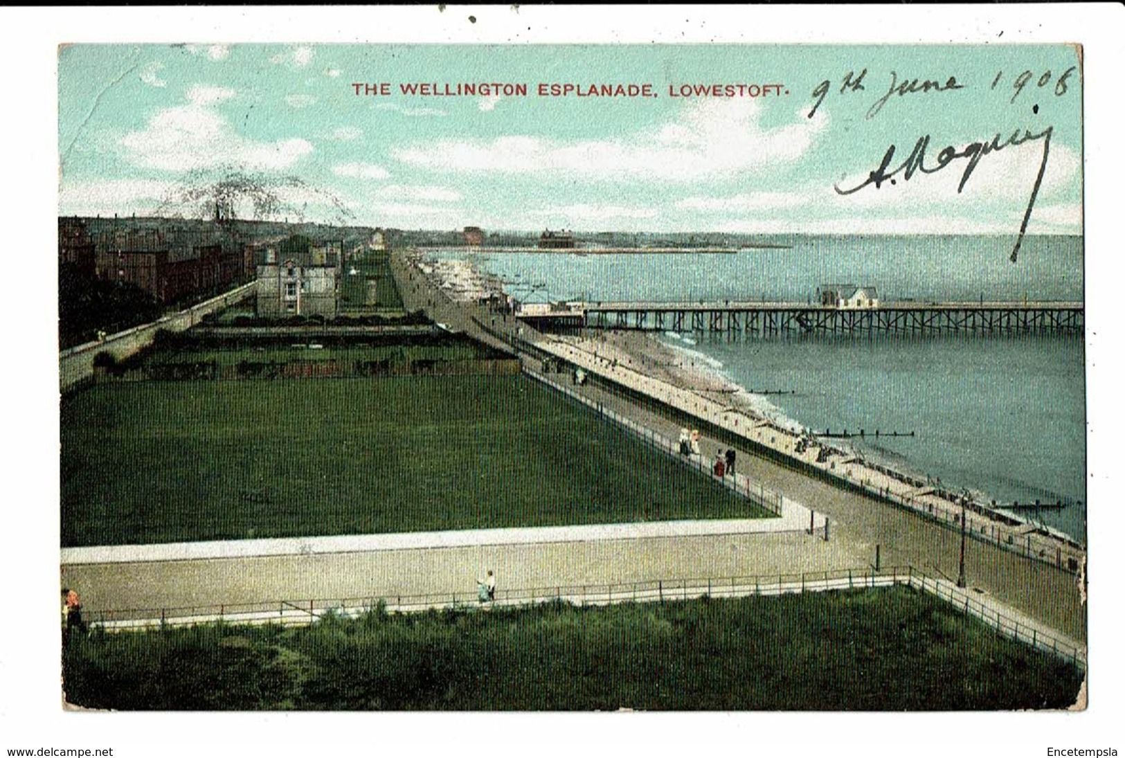 CPA-Carte Postale-Royaume Uni- Lowestoft - The Wellington Esplanade -1908 VM10179 - Lowestoft