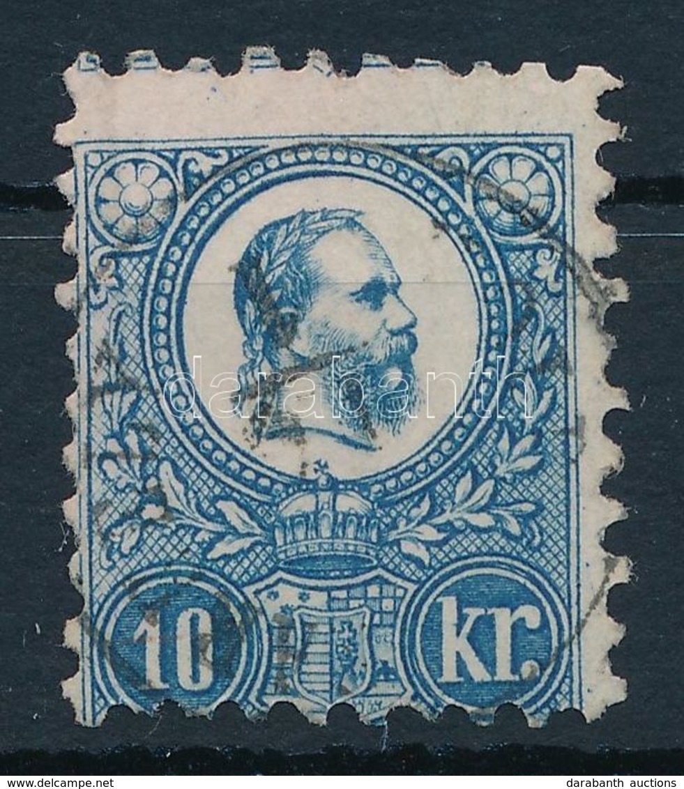 O 1871 Réznyomat 10kr Képbe Fogazott Bélyeg - Other & Unclassified