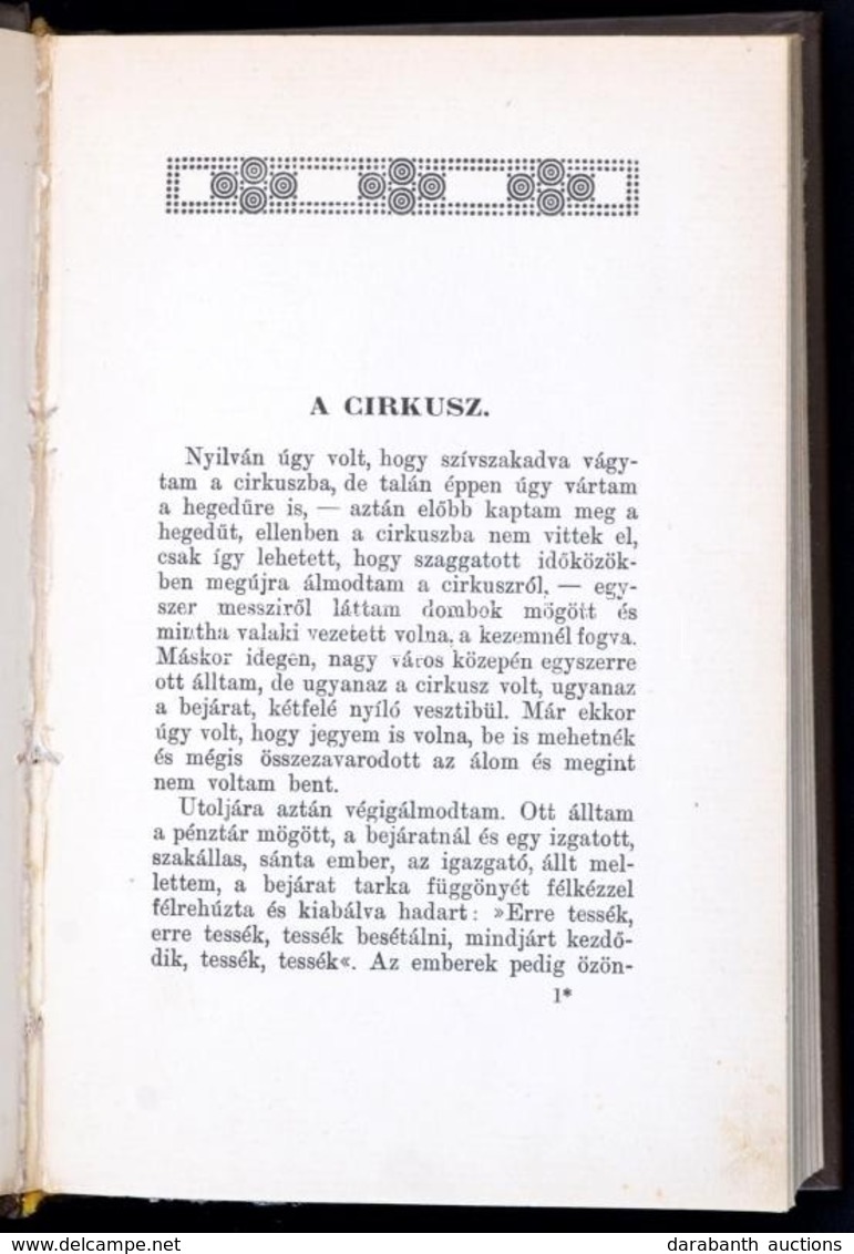 Karinthy Frigyes: Két Hajó. Novellák. Bp.,1915, Athenaeum, 204+4 P. Első Kiadás. Átkötött Aranyozott Gerincű Modern Kemé - Unclassified