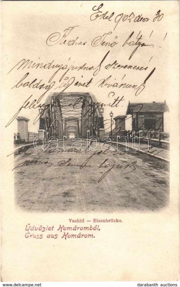 T1/T2 1900 Komárom, Komárnó; Vashíd / Iron Bridge - Ohne Zuordnung