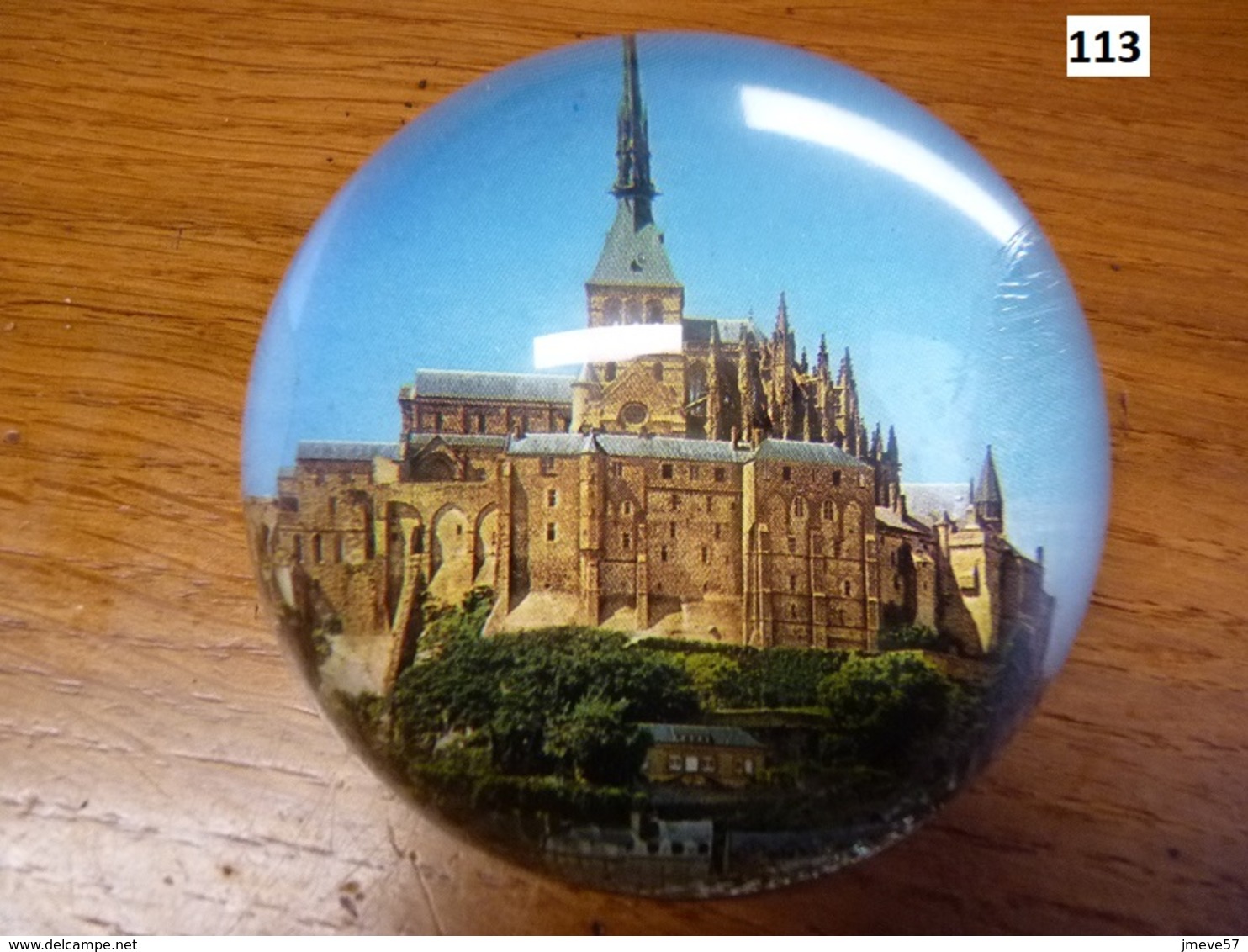 Presse Papier En Verre Le Mont Saint Michel - Pisapapeles