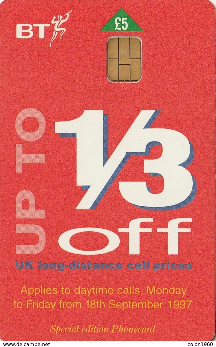 REINO UNIDO. "Up To 1/3 Off UK...". &5. BCC-126. (679). - Autres & Non Classés