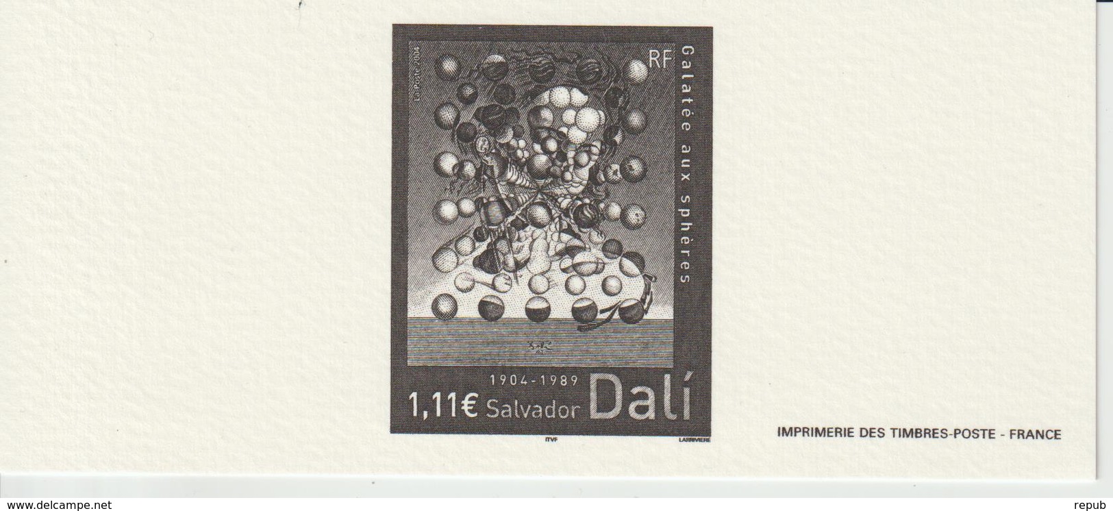 France Mini épreuve 2004 Dali 3674 - Documentos Del Correo