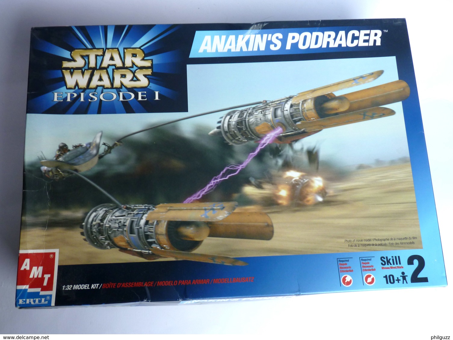 MAQUETTE STAR WARS AMT EN BOITE FIGURINE ANAKIN PODRACER 1999 - Episode I