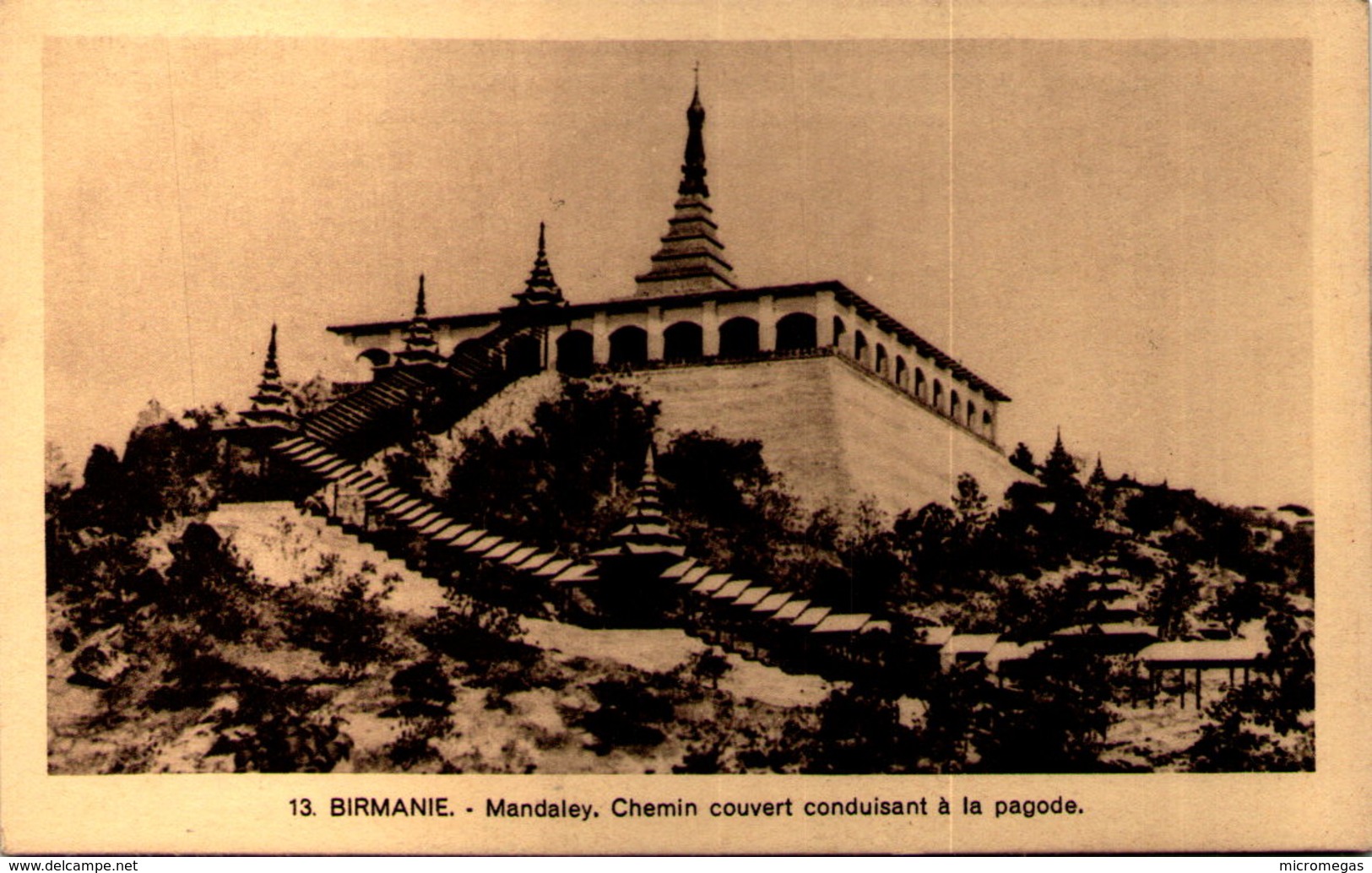 Birmanie - MANDALEY -  Chemin Couvert Conduisant à La Pagode - Myanmar (Burma)