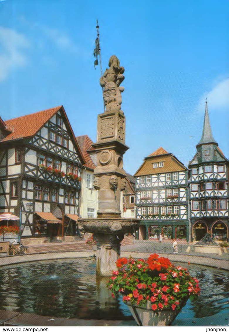 Germany - Postcard Unused -  Fritzlar- Roland Fountain In The Market Place - Fritzlar