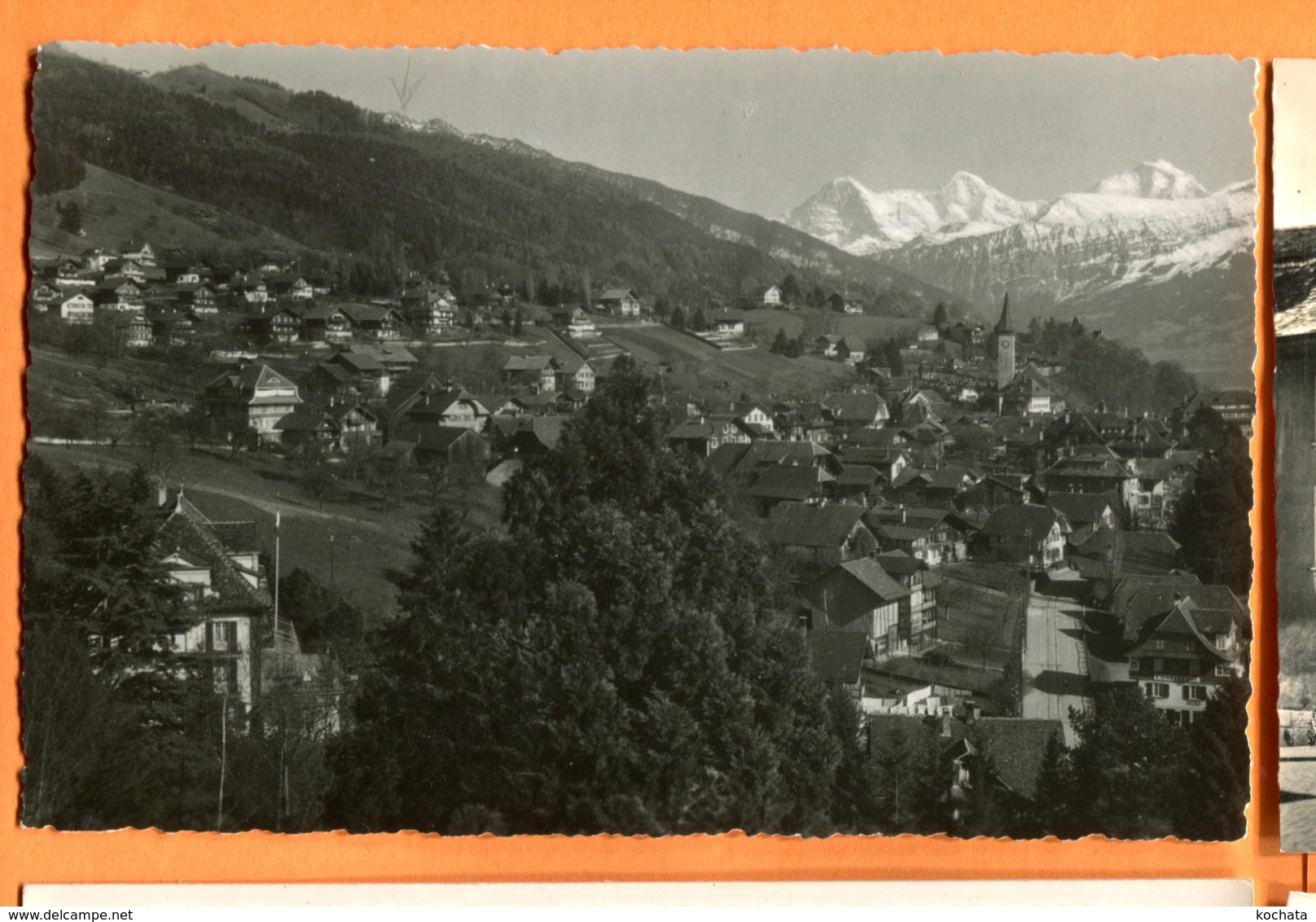 FEL1384, Hilterfingen Am Thunersee, Eiger, Mönch, Jungfrau, Arthur Baur ,non Circulée - Hilterfingen