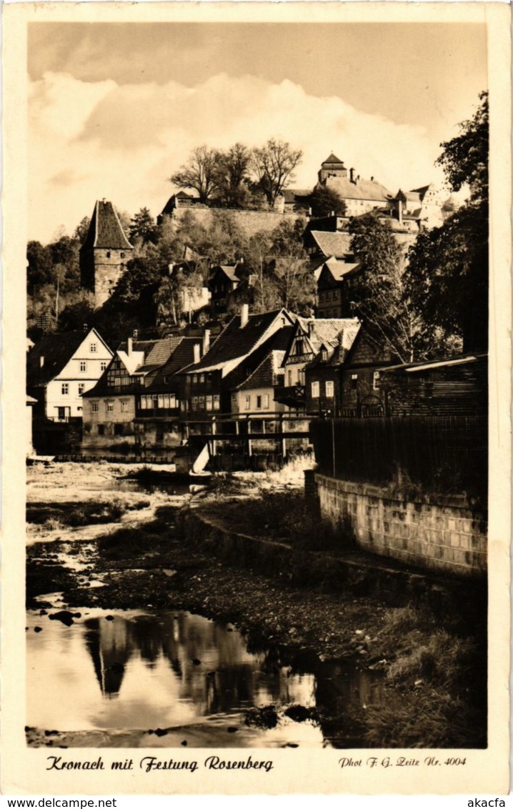 CPA AK Kronach - Kronach Mit Festung Rosenberg GERMANY (917853) - Kronach