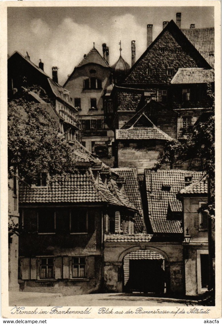 CPA AK Kronach - Blick Aus Der Bienenstrasse GERMANY (917862) - Kronach