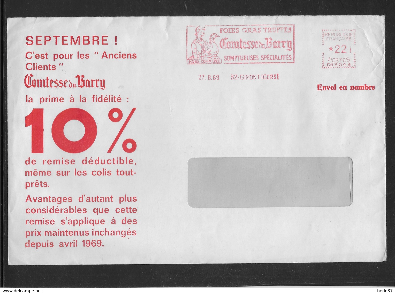 Thème Oiseaux - France Oblitération - Enveloppe - Werbestempel
