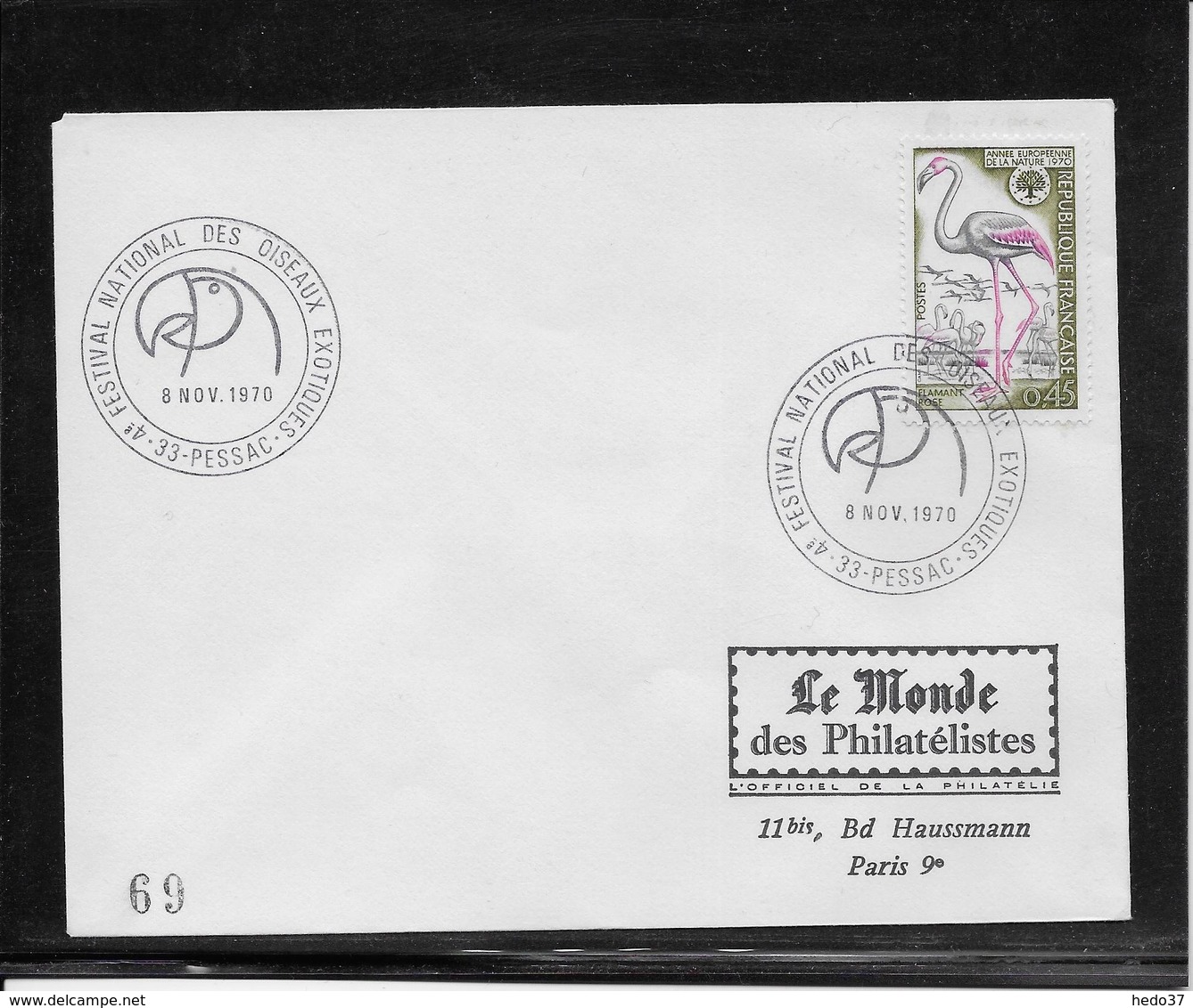 Thème Oiseaux - France Oblitération - Enveloppe - Mechanical Postmarks (Advertisement)