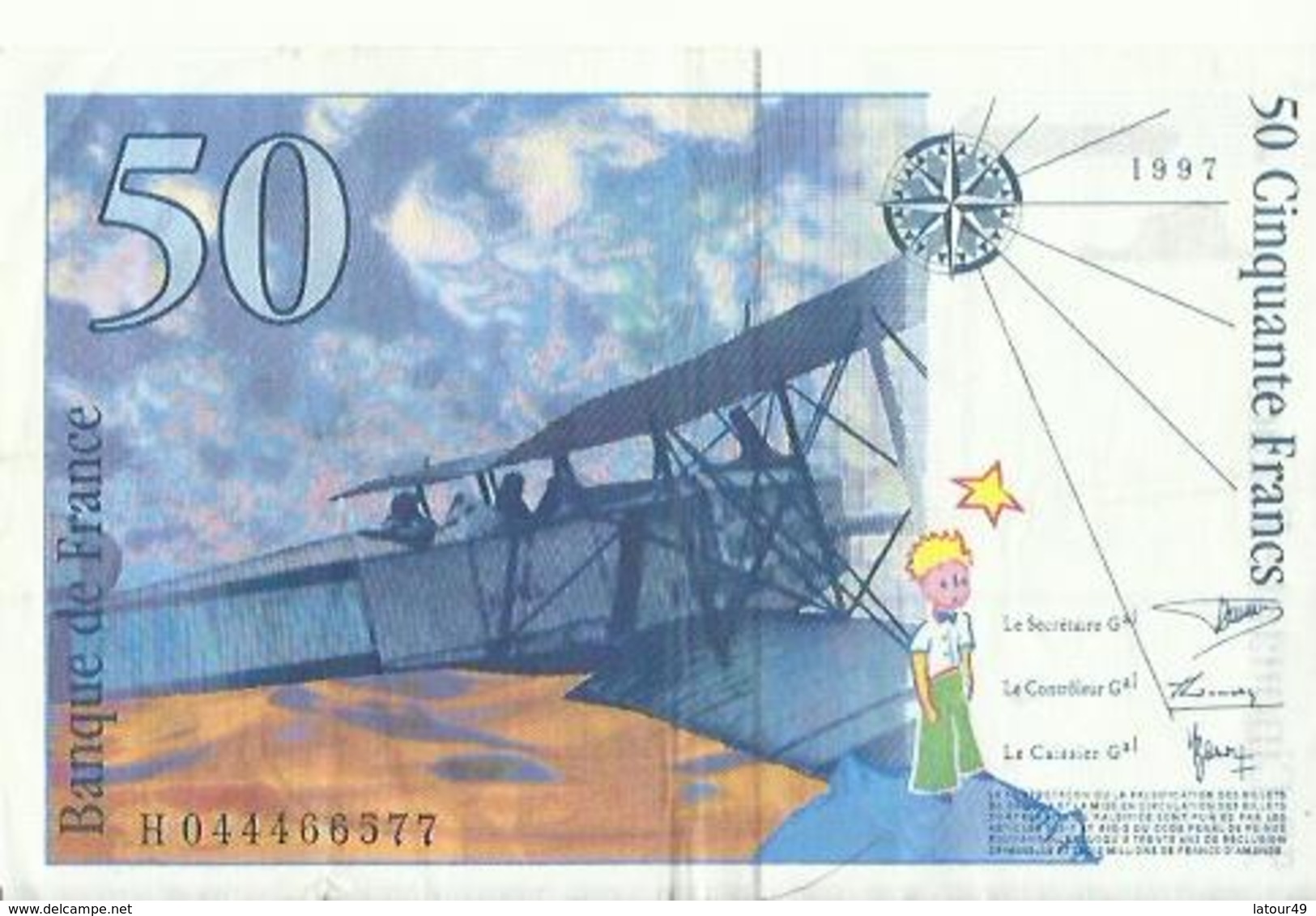 Billet De  50 Francs  1997 - 50 F 1992-1999 ''St Exupéry''