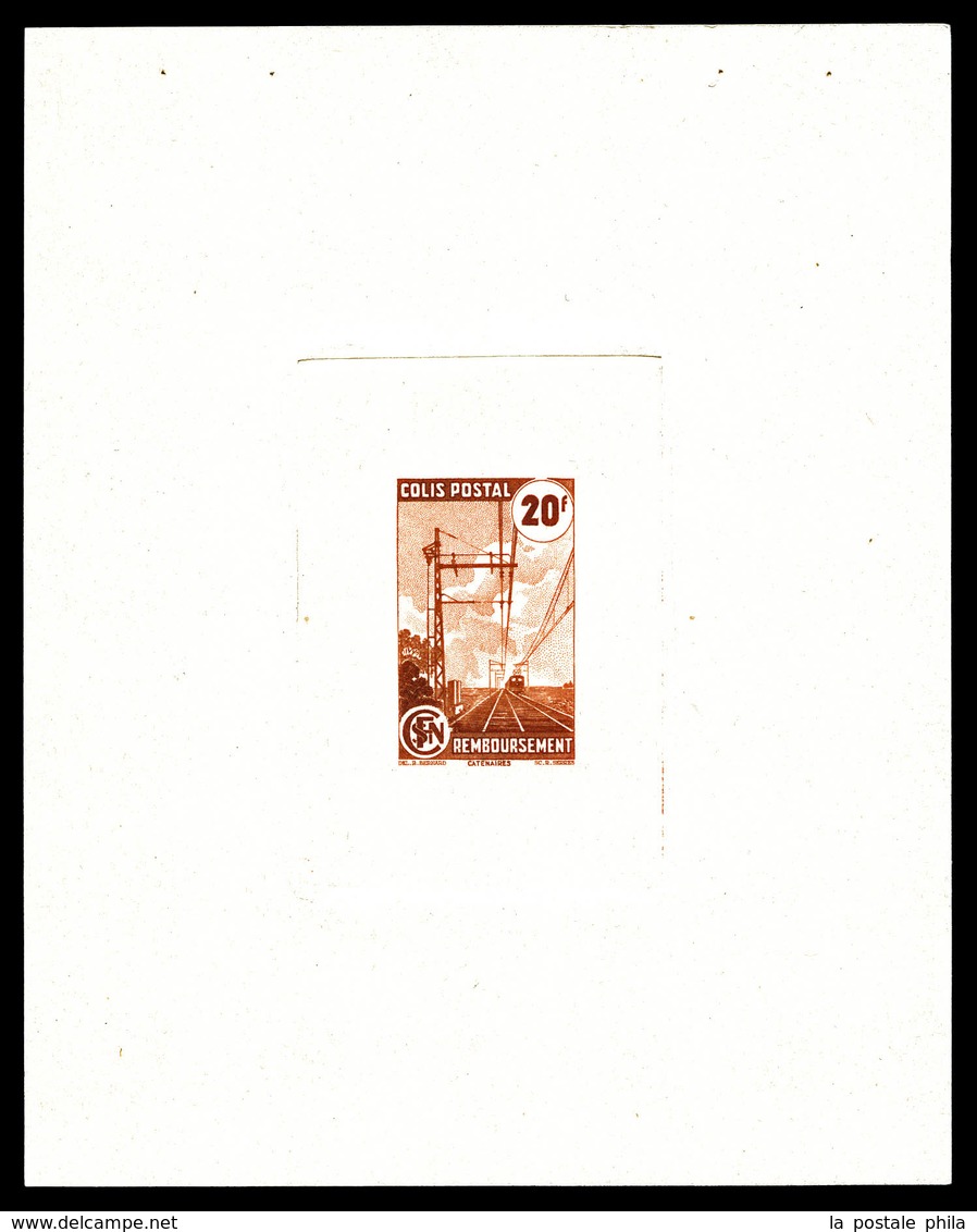 (*) N°209A, (N°Maury). Non émis 20f Remboursement, épreuve D'artiste (prévu Pour Remplacer Le N°211), RARE Et SUPERBE (c - Neufs