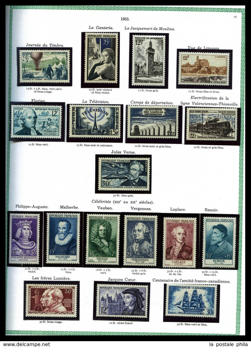 ** 1900/1975, Poste, PA: Collection De Timbres Neufs Principalement **, De Bonnes Valeurs. TB  Qualité: **  Cote: 12764 - Collections