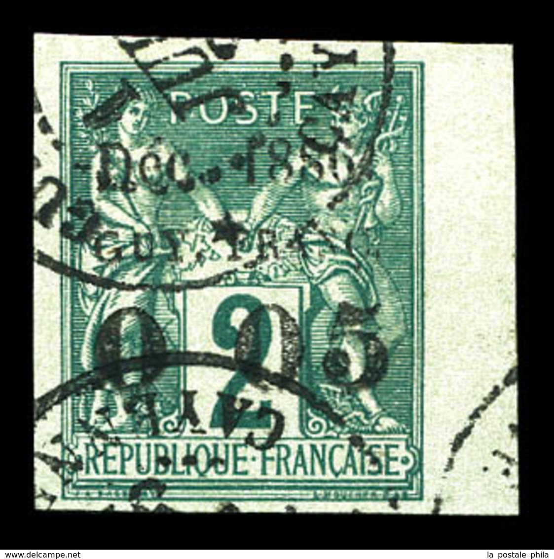 O N°1b, 005 Sur 2c (sans F), Bord De Feuille. SUP. R. (certificat)  Qualité: O  Cote: 1000 Euros - Used Stamps