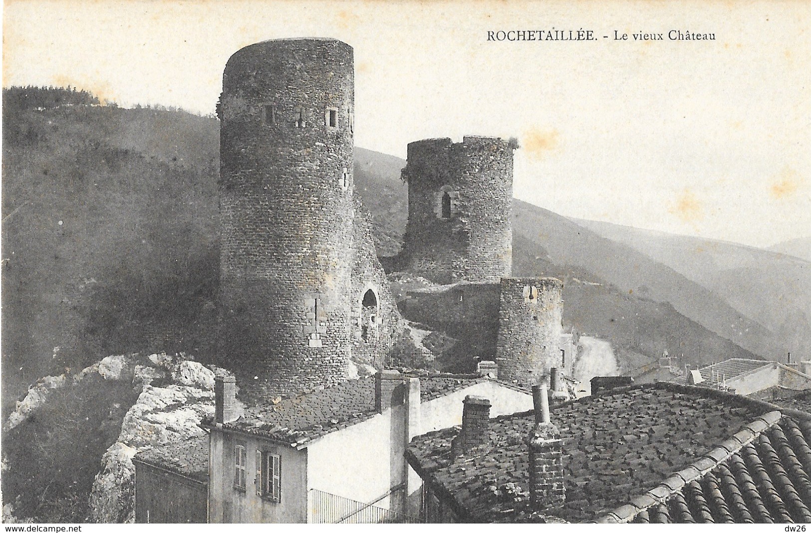 Rochetaillée (Loire) - Le Vieux Château Féodal - Edition Johannes Merlat - Carte Non Circulée - Rochetaillee