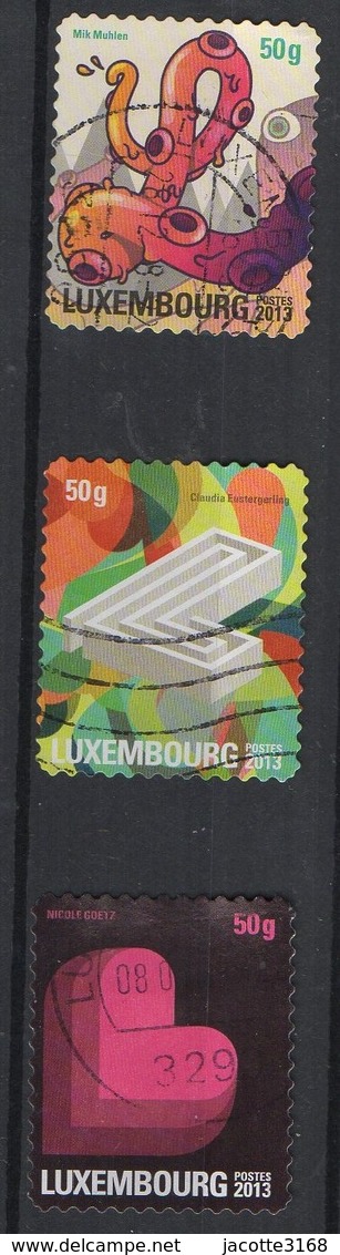 Luxembourg  2013   MI  /  1974 - 1975 - 1976 - Oblitérés