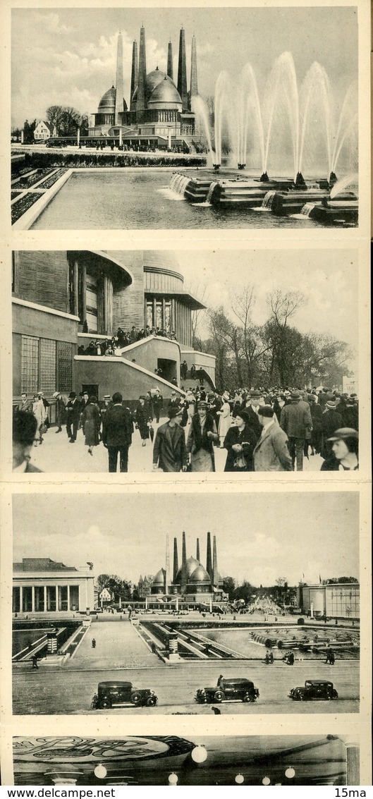 Bruxelles Brussel Exposition De 1935 Palais De La Vie Catholique Paleis Van Het Katholiek Leven Dépliant Complet De 10 C - Lotti, Serie, Collezioni