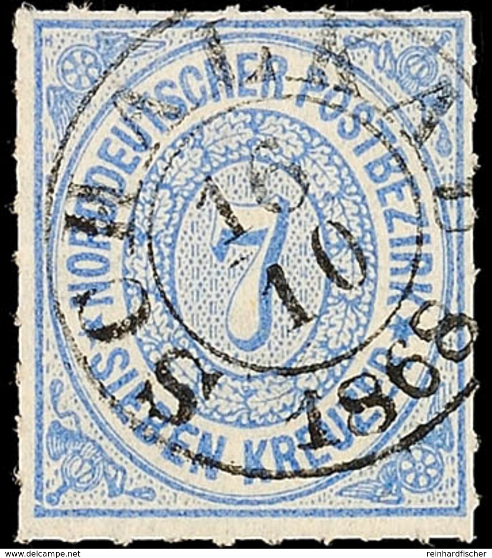 "SCHALKAU 16 10 1868" - K2, Zentrisch Klar Auf Farbfrischer NDP 7 Kr., Winzig Helle Stellchen, Katalog: NDP10 O - Andere & Zonder Classificatie