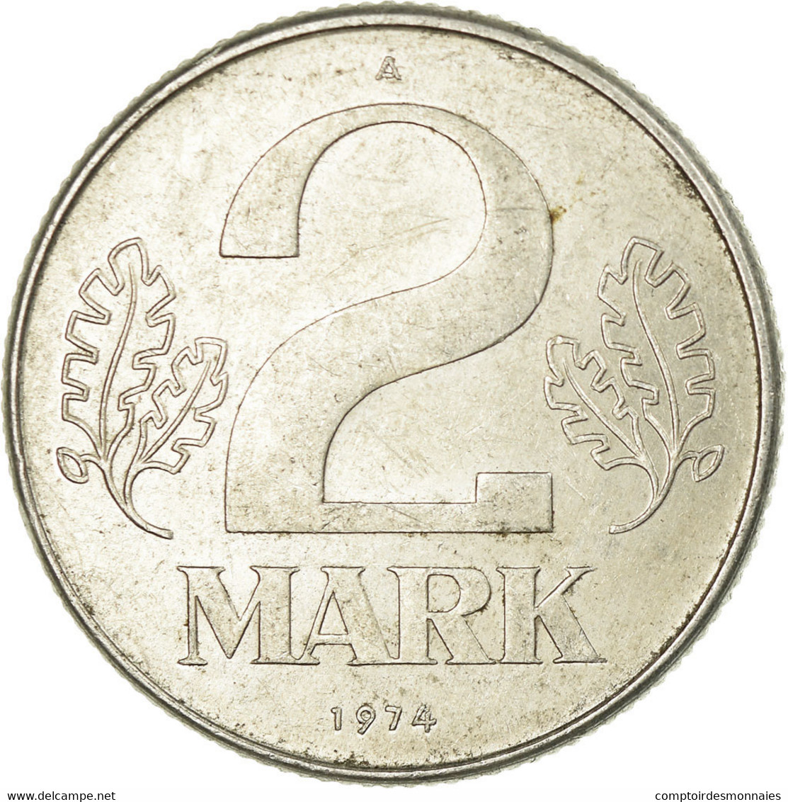 Monnaie, GERMAN-DEMOCRATIC REPUBLIC, 2 Mark, 1974, Berlin, TTB, Aluminium, KM:48 - 2 Mark