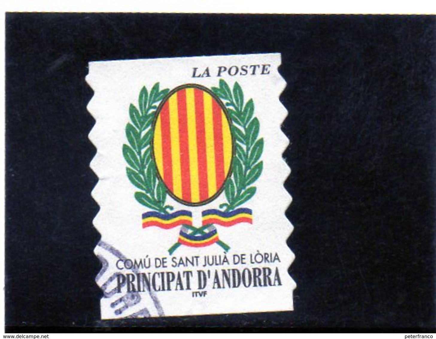 2001 Andorra Fr. - Stemma Di Sant Julia De Loria - Gebraucht