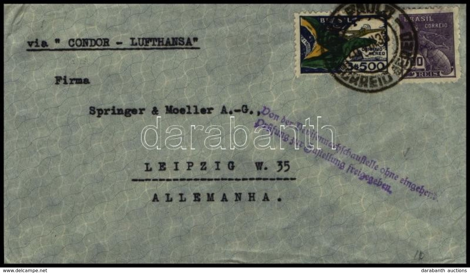 Brazília 1938 - Otros & Sin Clasificación